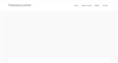 Desktop Screenshot of festivalul-luminii.ro