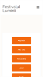 Mobile Screenshot of festivalul-luminii.ro